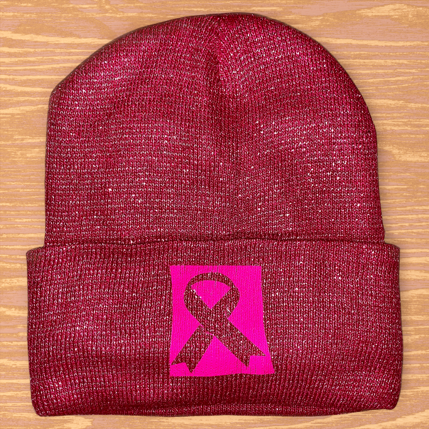 Adult Knit Beanie with Fleece Lining