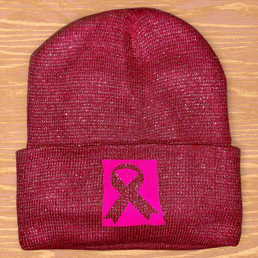 Adult Knit Beanie with Fleece Lining
