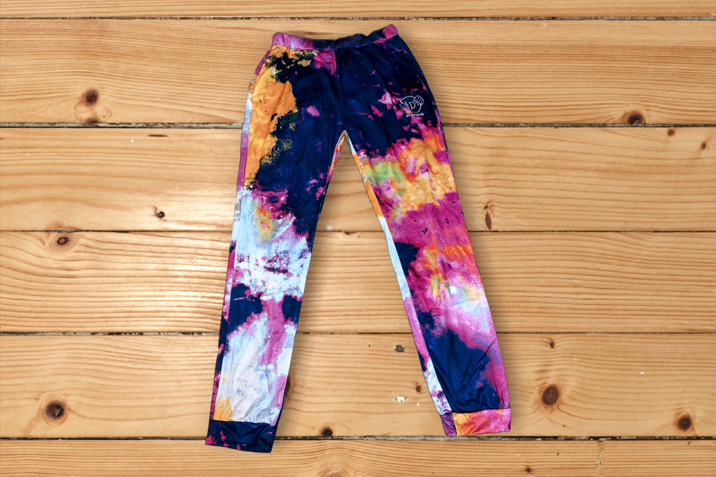 Ladies' Multi-Colored Two-Piece Casual Sports Suit with Embroidery