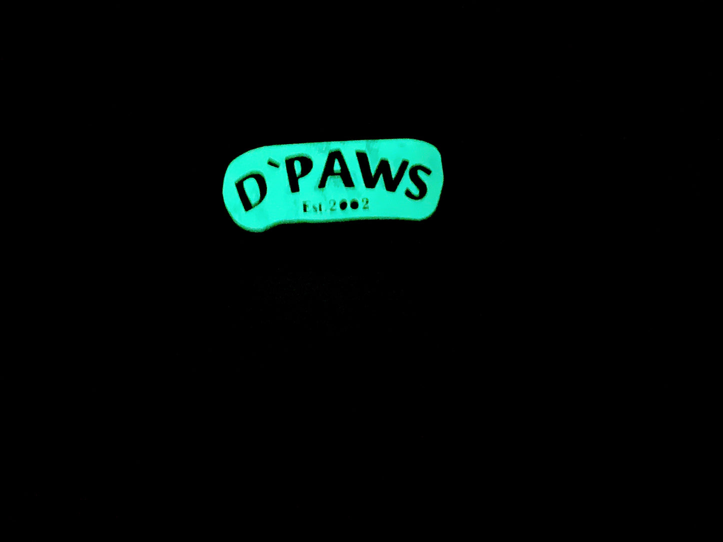 Lime Green Visor with Glow in the Dark Lettering