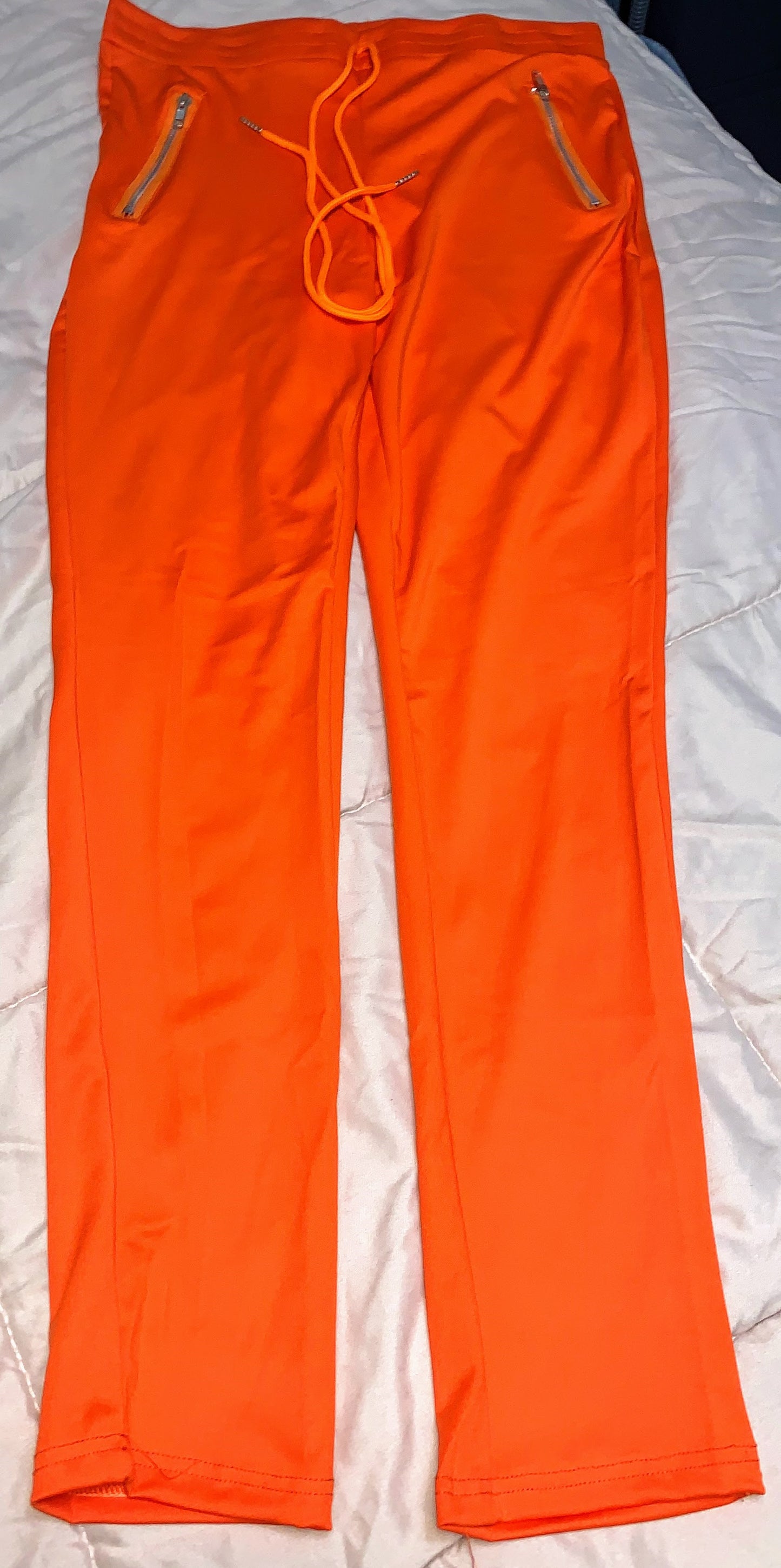 Orange Ladies 2-piece Sports Suit