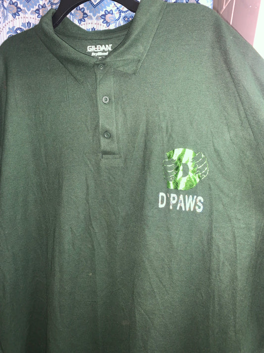 Green Camouflage logo on Green long sleeve shirt